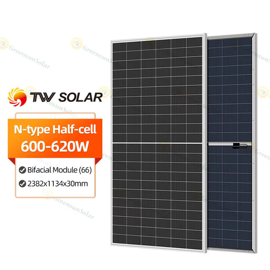 Panneaux solaires  620W TW SOLAR